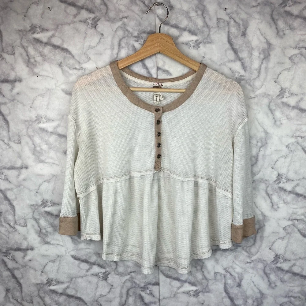 Free People We The Free Cropped Thermal Top